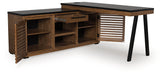 Kallari Credenza with Desk Return - Inland Furniture (San Bernardino, CA)