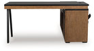 Kallari Credenza with Desk Return - Inland Furniture (San Bernardino, CA)