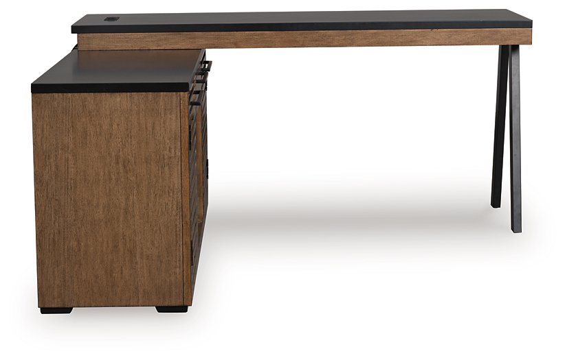 Kallari Credenza with Desk Return - Inland Furniture (San Bernardino, CA)
