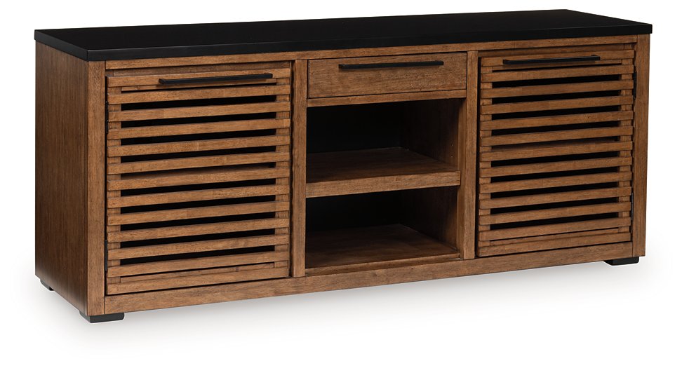 Kallari Credenza with Desk Return - Inland Furniture (San Bernardino, CA)