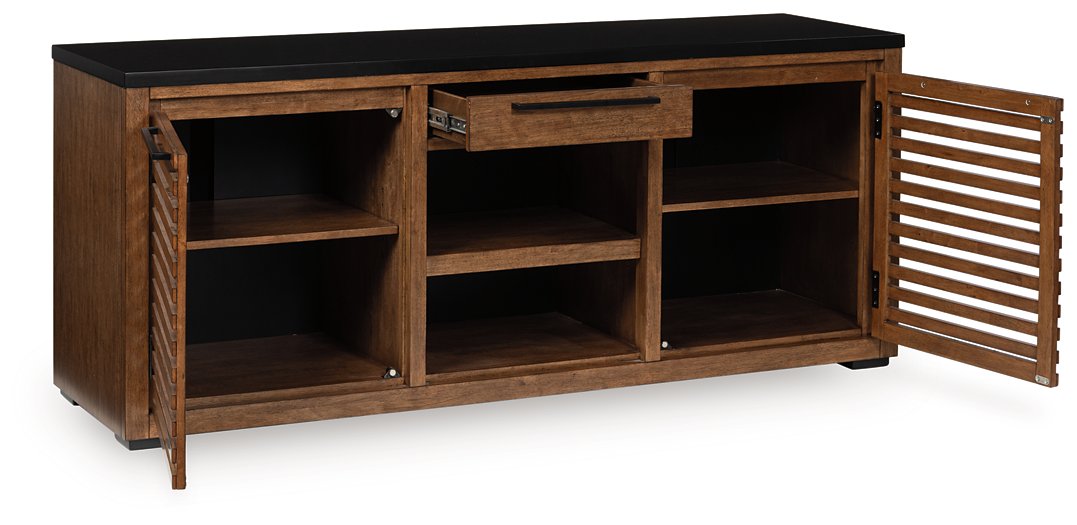 Kallari Credenza with Desk Return - Inland Furniture (San Bernardino, CA)