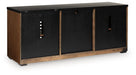 Kallari Credenza with Desk Return - Inland Furniture (San Bernardino, CA)