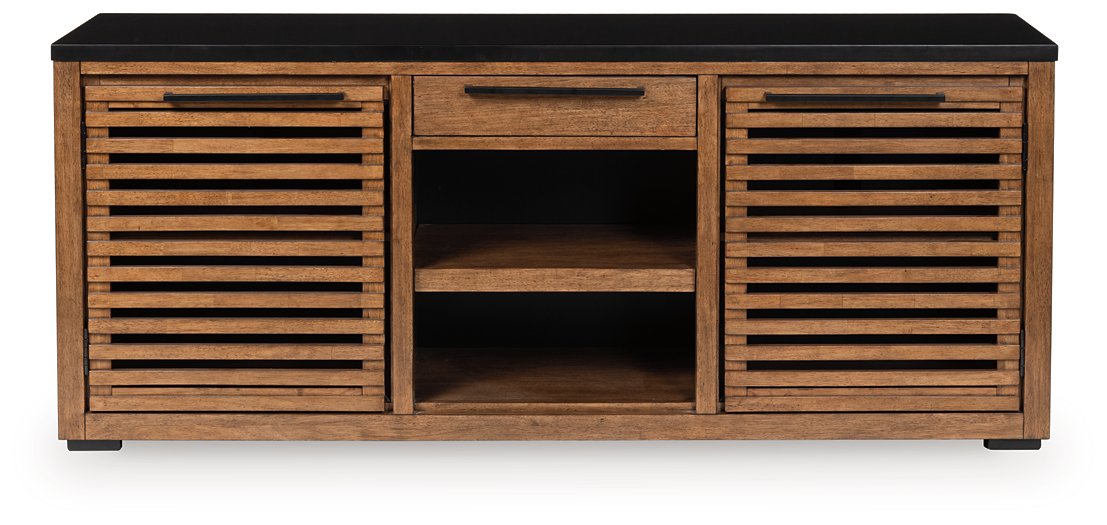 Kallari Credenza with Desk Return - Inland Furniture (San Bernardino, CA)