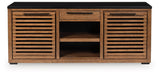 Kallari Credenza with Desk Return - Inland Furniture (San Bernardino, CA)