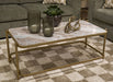 Manor Stone Coffee Table - Inland Furniture (San Bernardino, CA)