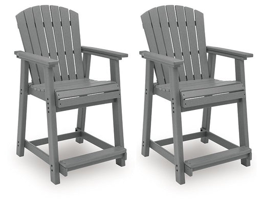 Sanctuary Beach Outdoor Counter Height Bar Stool (Set of 2) - Inland Furniture (San Bernardino, CA)