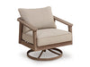 Harmony Headlands Outdoor Swivel Lounge with Cushion - Inland Furniture (San Bernardino, CA)