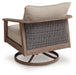 Harmony Headlands Outdoor Swivel Lounge with Cushion - Inland Furniture (San Bernardino, CA)