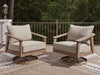 Harmony Headlands Outdoor Swivel Lounge with Cushion - Inland Furniture (San Bernardino, CA)
