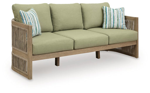 Serena Shores Outdoor Sofa with Cushion - Inland Furniture (San Bernardino, CA)