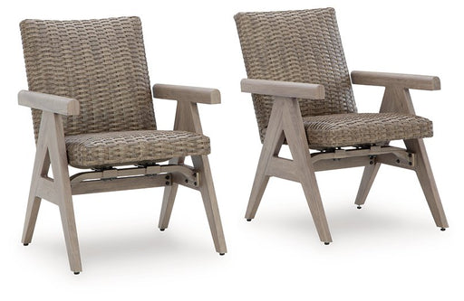 Cliff Trails Outdoor Rocking Arm Chair (Set of 2) - Inland Furniture (San Bernardino, CA)