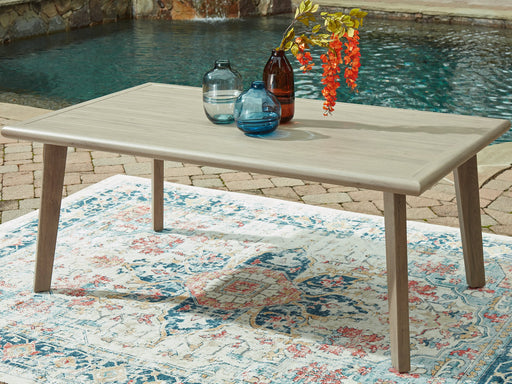 Cliff Trails Outdoor Dining Table - Inland Furniture (San Bernardino, CA)