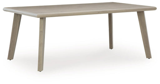 Cliff Trails Outdoor Dining Table - Inland Furniture (San Bernardino, CA)