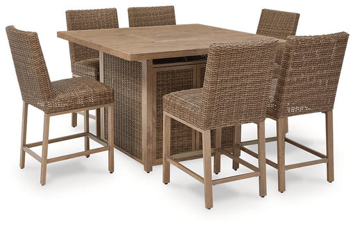 Walton Bridge Outdoor Dining Set - Inland Furniture (San Bernardino, CA)