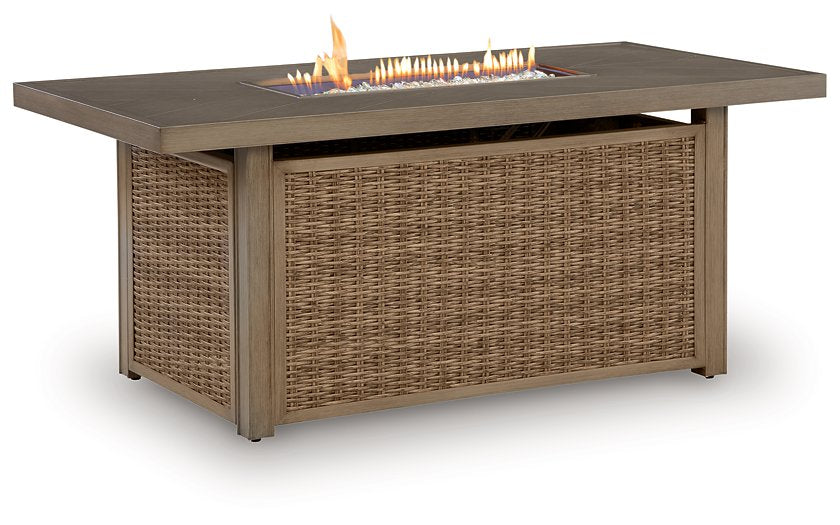 Laguna Heights Outdoor Fire Pit Table - Inland Furniture (San Bernardino, CA)