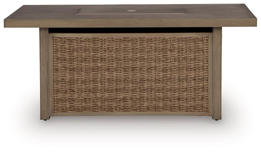 Laguna Heights Outdoor Fire Pit Table - Inland Furniture (San Bernardino, CA)