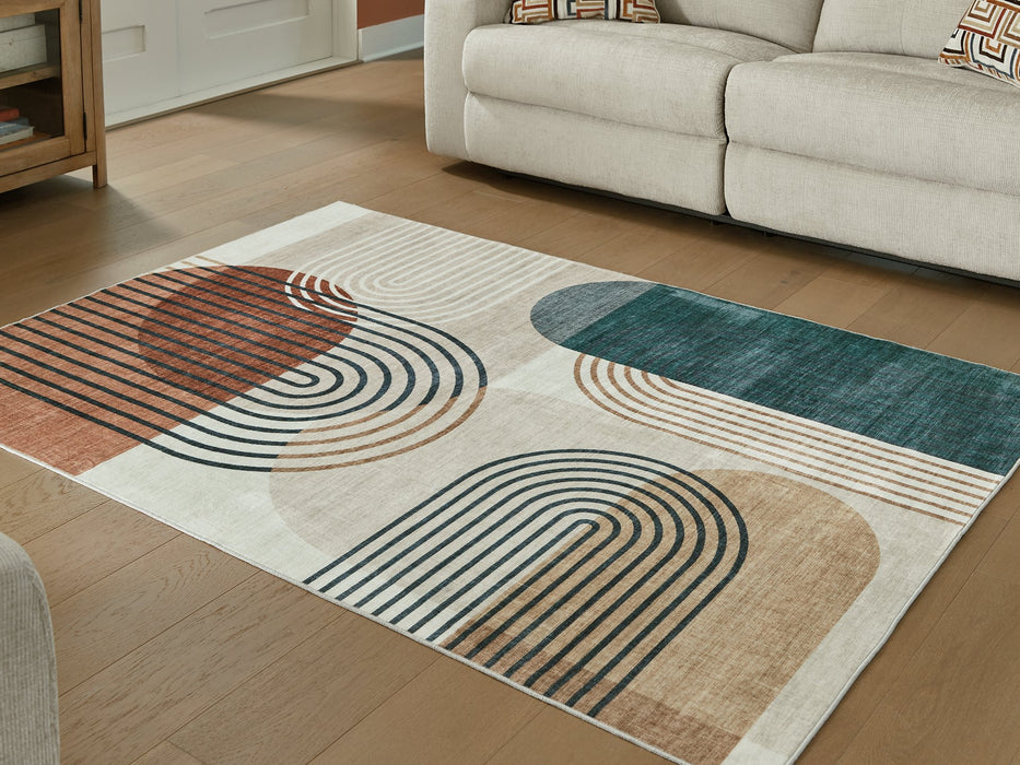 Farrendale Washable Area Rug - Inland Furniture (San Bernardino, CA)