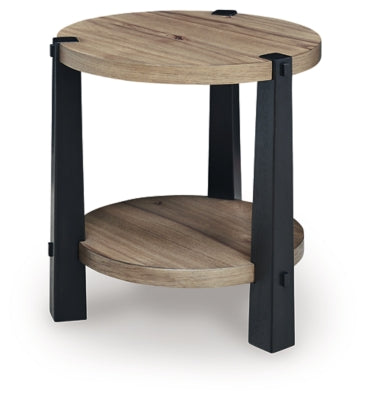 Ridgester End Table - Inland Furniture (San Bernardino, CA)