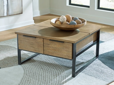 Montia Lift-Top Coffee Table - Inland Furniture (San Bernardino, CA)