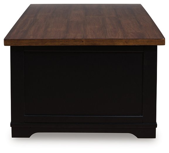 Wildenauer Lift-Top Coffee Table - Inland Furniture (San Bernardino, CA)