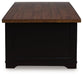 Wildenauer Lift-Top Coffee Table - Inland Furniture (San Bernardino, CA)