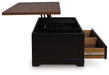 Wildenauer Lift-Top Coffee Table - Inland Furniture (San Bernardino, CA)