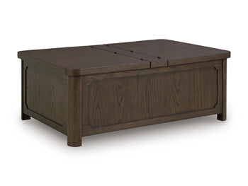 Breckington Coffee Table With Storage - Inland Furniture (San Bernardino, CA)