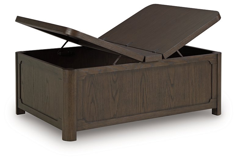 Breckington Coffee Table With Storage - Inland Furniture (San Bernardino, CA)