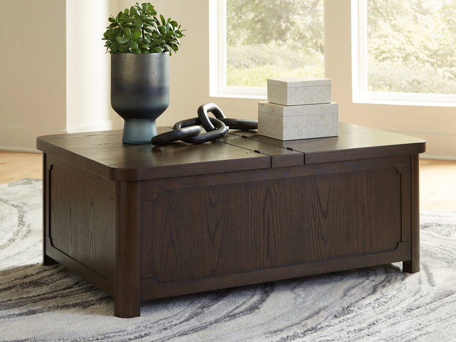 Breckington Coffee Table With Storage - Inland Furniture (San Bernardino, CA)