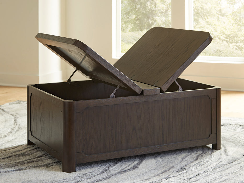 Breckington Coffee Table With Storage - Inland Furniture (San Bernardino, CA)