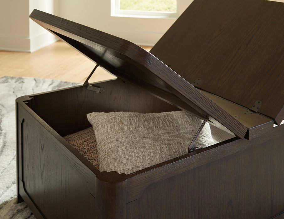 Breckington Coffee Table With Storage - Inland Furniture (San Bernardino, CA)