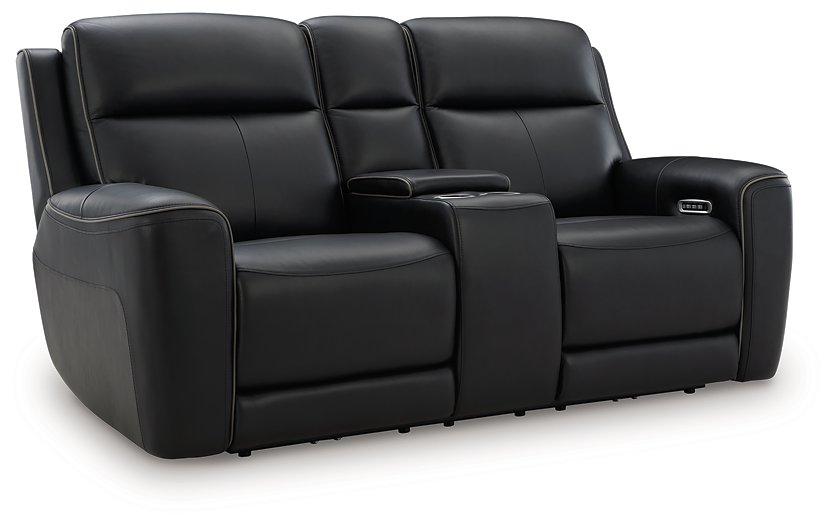 5Z-Relaxation Power Reclining Loveseat with Console - Inland Furniture (San Bernardino, CA)