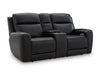 5Z-Relaxation Power Reclining Loveseat with Console - Inland Furniture (San Bernardino, CA)