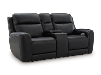 5Z-Relaxation Power Reclining Loveseat with Console - Inland Furniture (San Bernardino, CA)
