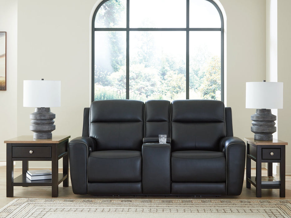 5Z-Relaxation Power Reclining Loveseat with Console - Inland Furniture (San Bernardino, CA)