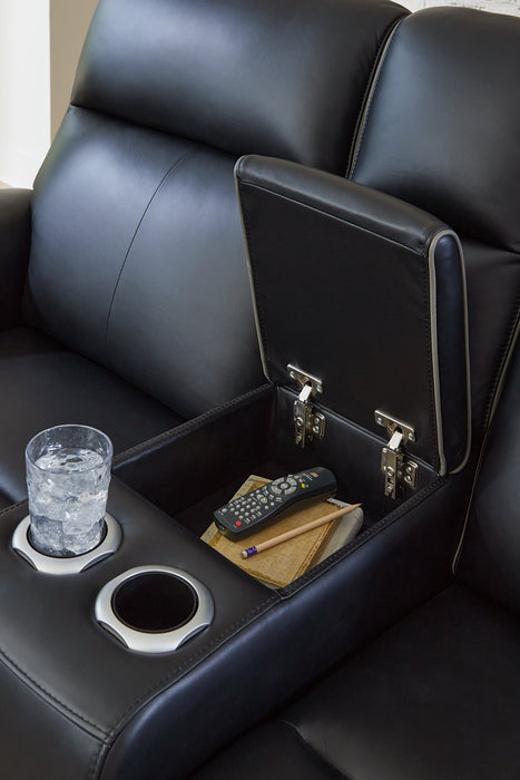 5Z-Relaxation Power Reclining Loveseat with Console - Inland Furniture (San Bernardino, CA)