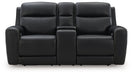 5Z-Relaxation Power Reclining Loveseat with Console - Inland Furniture (San Bernardino, CA)