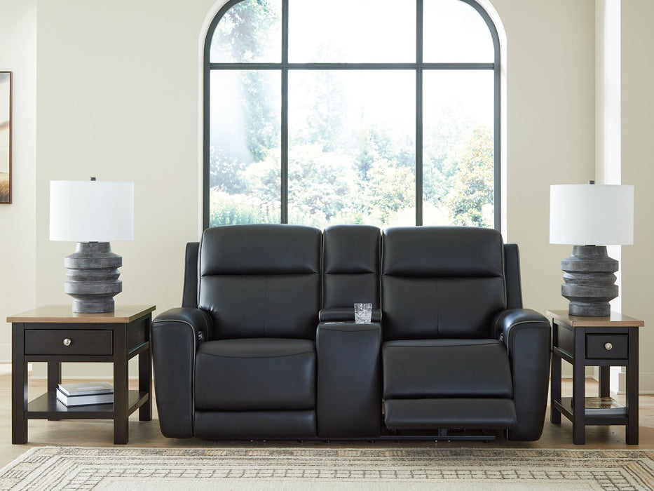 5Z-Relaxation Power Reclining Loveseat with Console - Inland Furniture (San Bernardino, CA)