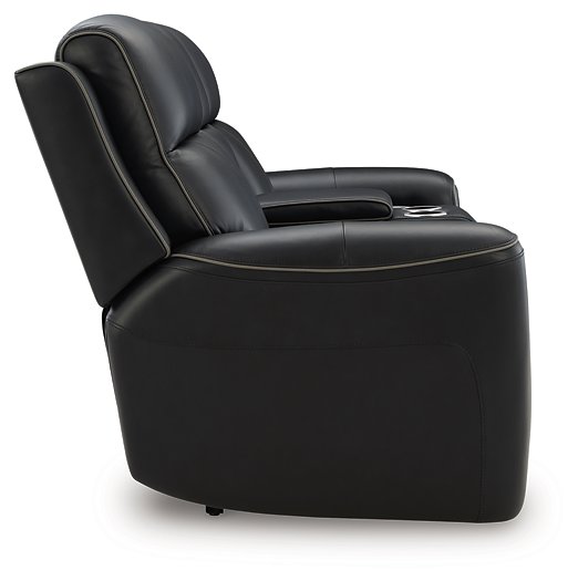5Z-Relaxation Power Reclining Loveseat with Console - Inland Furniture (San Bernardino, CA)