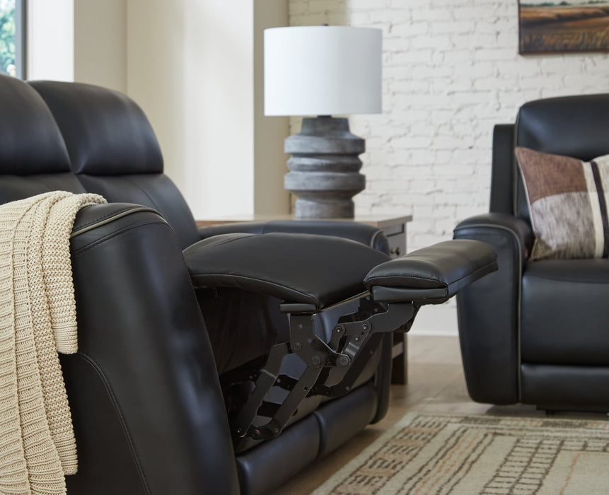 5Z-Relaxation Power Reclining Loveseat with Console - Inland Furniture (San Bernardino, CA)