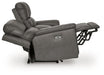Bleckley Power Reclining Loveseat with Console - Inland Furniture (San Bernardino, CA)