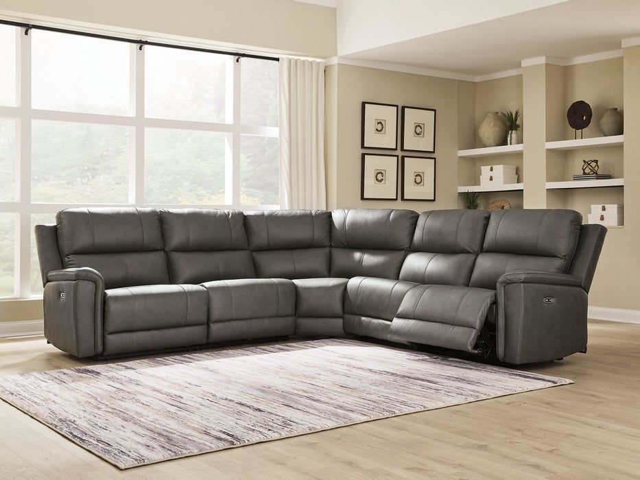 Bleckley Power Reclining Sectional - Inland Furniture (San Bernardino, CA)