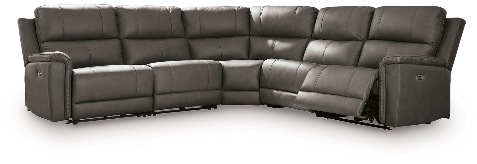 Bleckley Power Reclining Sectional - Inland Furniture (San Bernardino, CA)