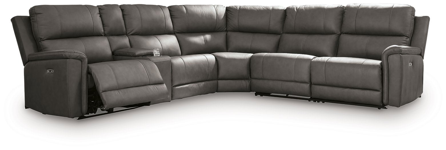 Bleckley Power Reclining Sectional - Inland Furniture (San Bernardino, CA)
