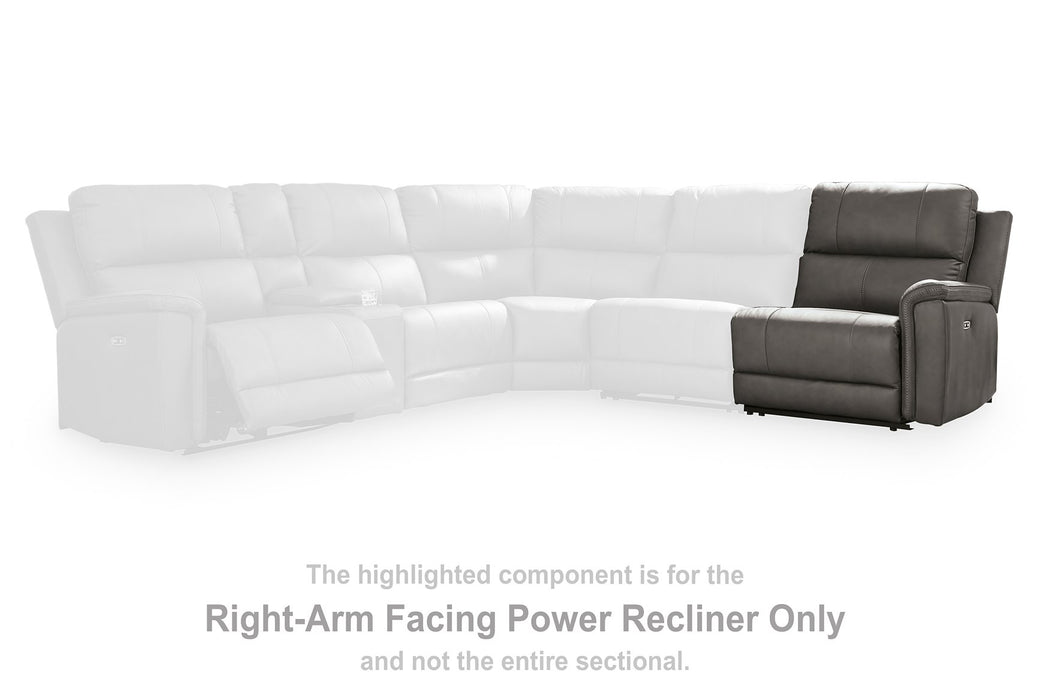 Bleckley Power Reclining Sectional - Inland Furniture (San Bernardino, CA)