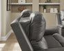 Bleckley Power Reclining Loveseat with Console - Inland Furniture (San Bernardino, CA)