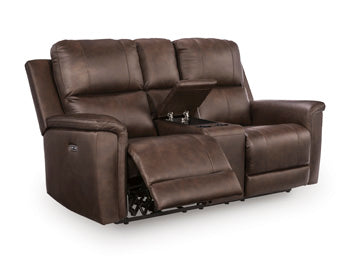 Bleckley Power Reclining Loveseat with Console - Inland Furniture (San Bernardino, CA)
