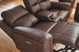 Bleckley Power Reclining Loveseat with Console - Inland Furniture (San Bernardino, CA)