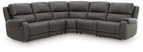 5Z - Pittson Power Reclining Sectional - Inland Furniture (San Bernardino, CA)