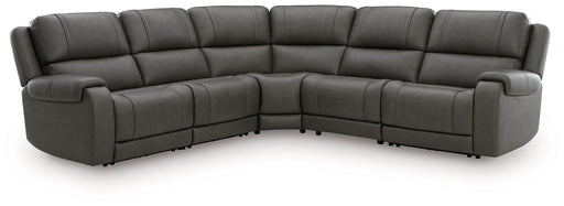 5Z - Pittson Power Reclining Sectional - Inland Furniture (San Bernardino, CA)